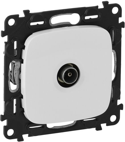 Розетка TV Звезда без рамки Legrand Valena Allure 1-м. белый картинка